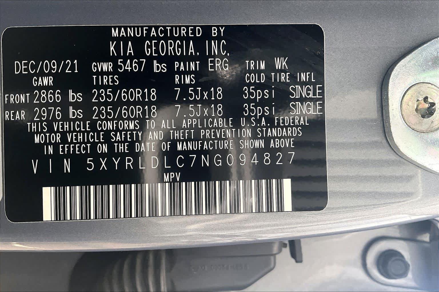 Used 2022 Kia Sorento S w/ Panoramic Sunroof Package AWD/4WD image 34