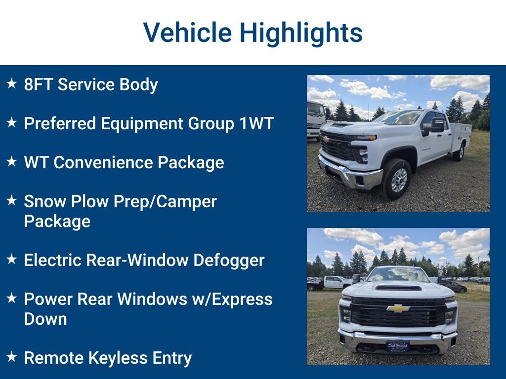New 2025 Chevrolet Silverado 2500 W/T w/ WT Convenience Package image 3