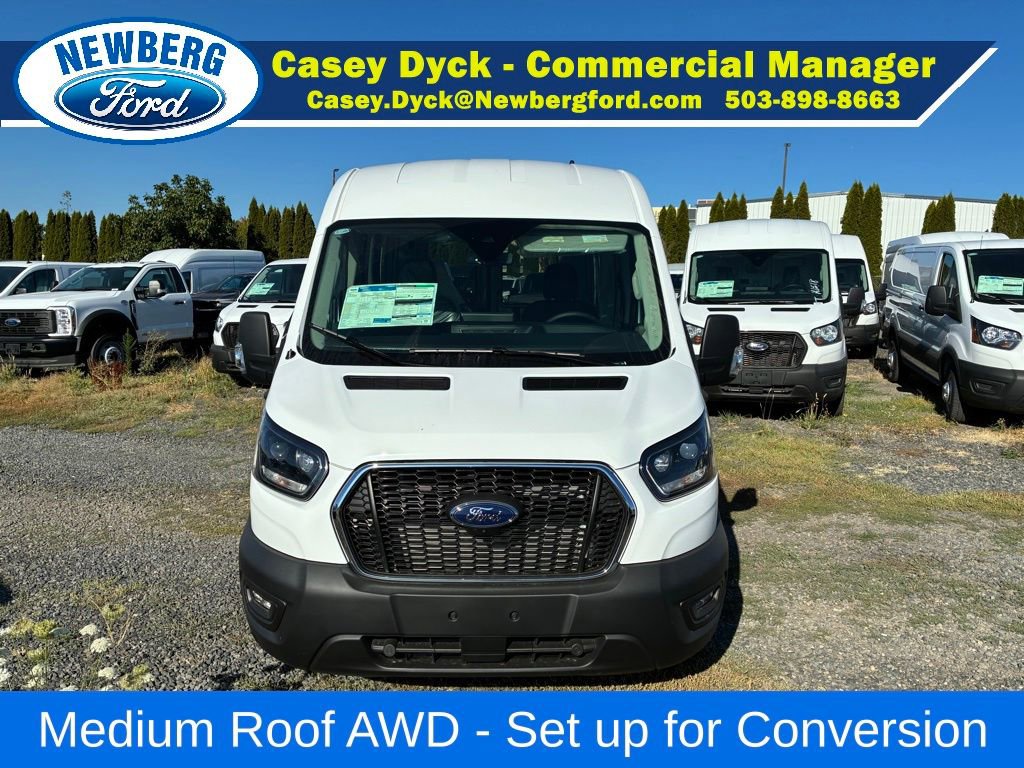 New 2025 Ford Transit 350 148 Medium Roof AWD w/ Upfitter Package image 2