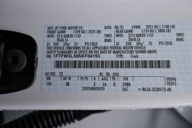 New 2025 Ford F150 XLT w/ Equipment Group 303A High image 30