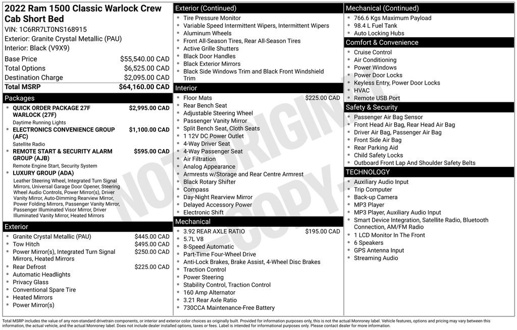 Used 2022 RAM 1500 Warlock AWD/4WD image 29