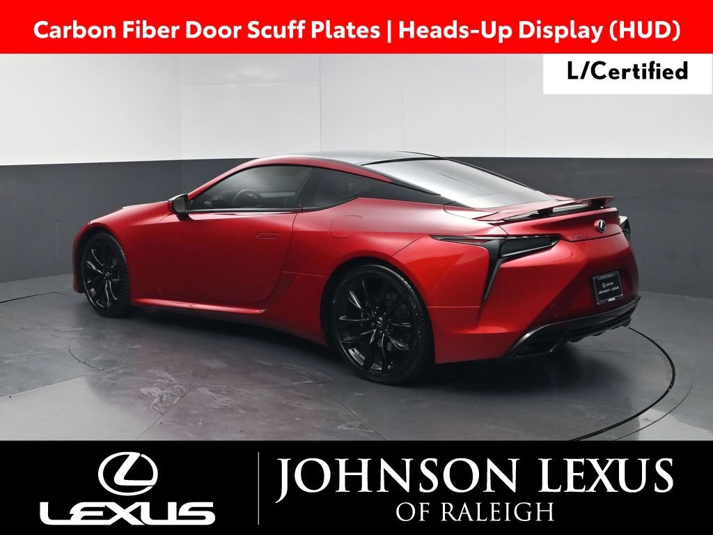 Certified 2022 Lexus LC 500 Coupe w/ Dynamic Handling Package RWD image 7