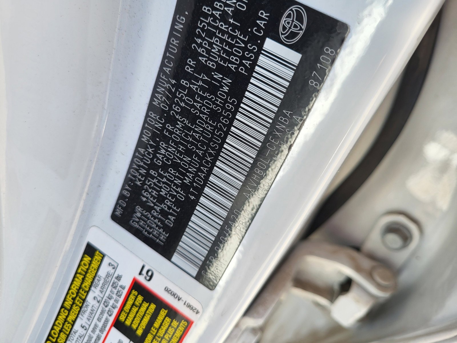 Certified 2025 Toyota Camry LE image 30