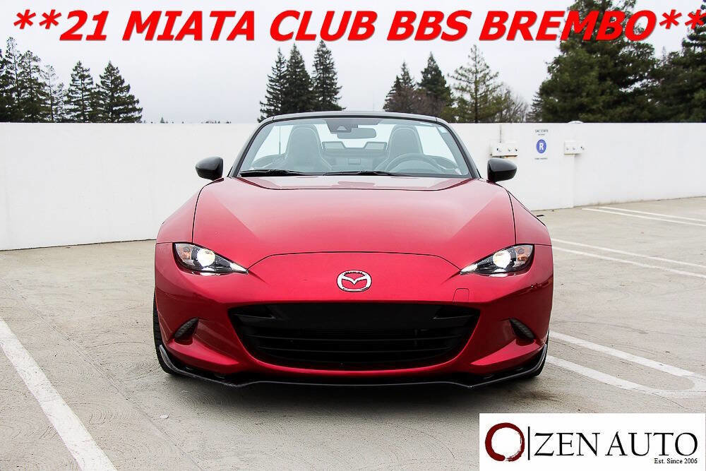 Used 2021 MAZDA MX-5 Miata Club w/ Brembo/BBS Recaro Package image 2