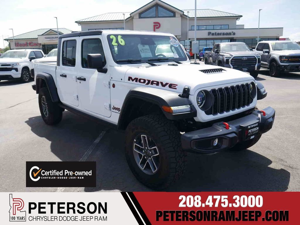 Certified 2026 Jeep Gladiator Mojave AWD/4WD image 1