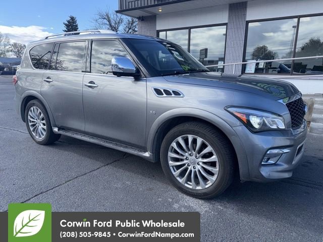 Used 2017 INFINITI QX80 4WD w/ Deluxe Technology Package image 1