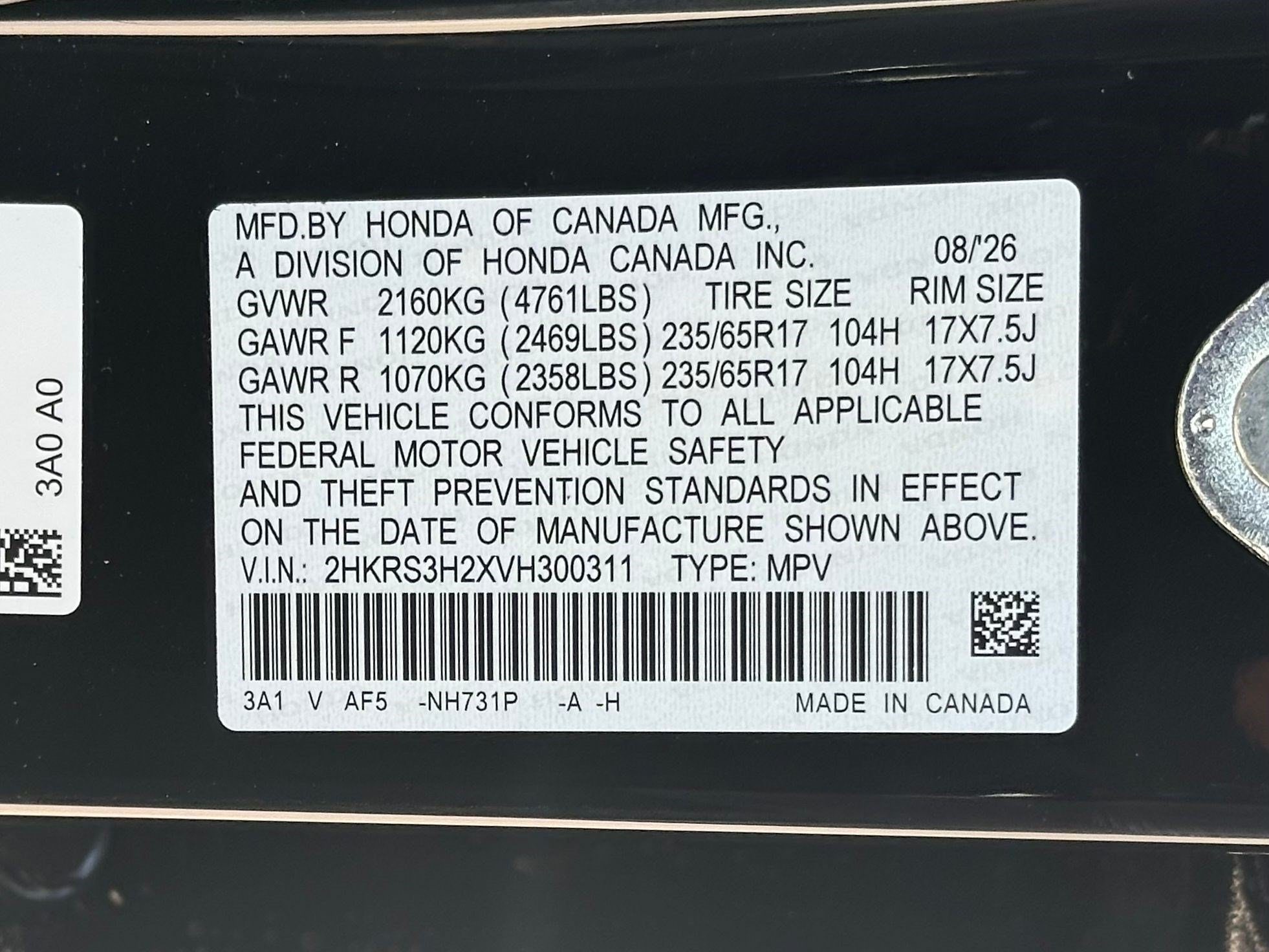 New 2027 Honda CR-V LX image 24