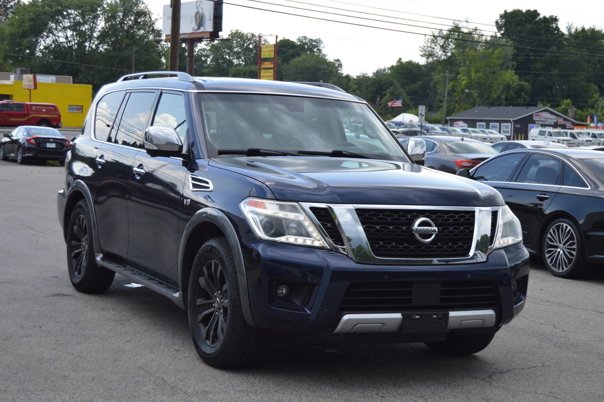 Used 2017 Nissan Armada Platinum w/ Captain Seat Package AWD/4WD image 2