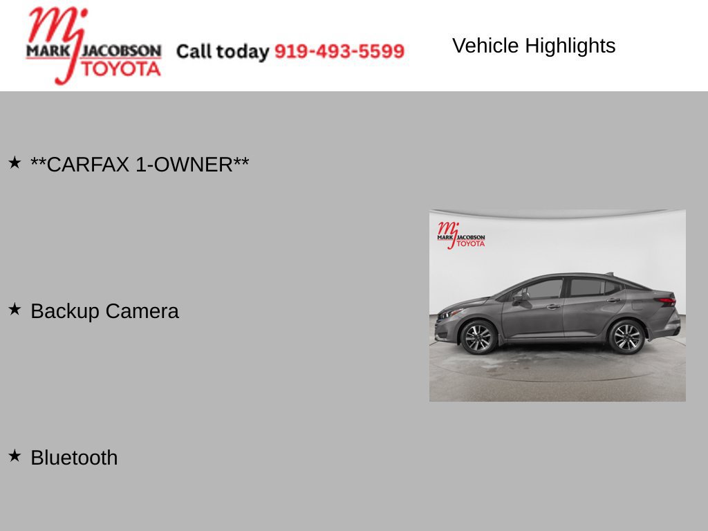 Used 2024 Nissan Versa SV w/ Trunk Package FWD image 6