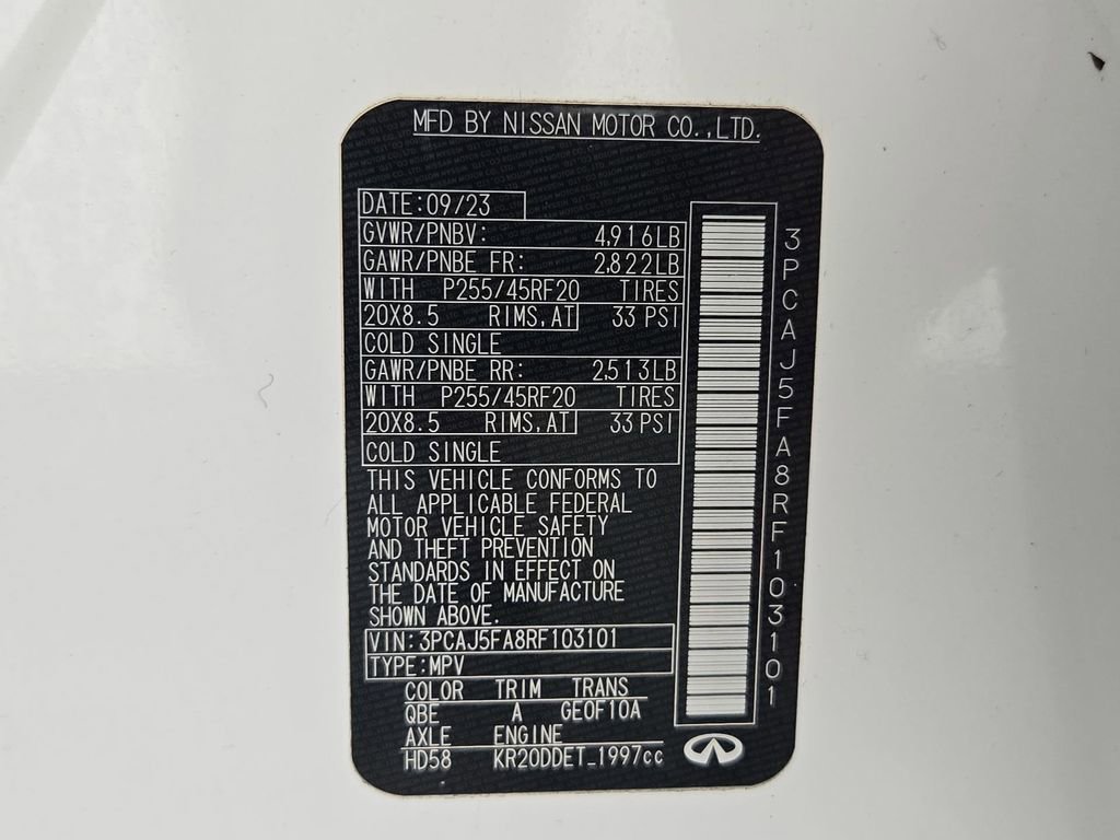 Used 2024 INFINITI QX50 Sport FWD image 41