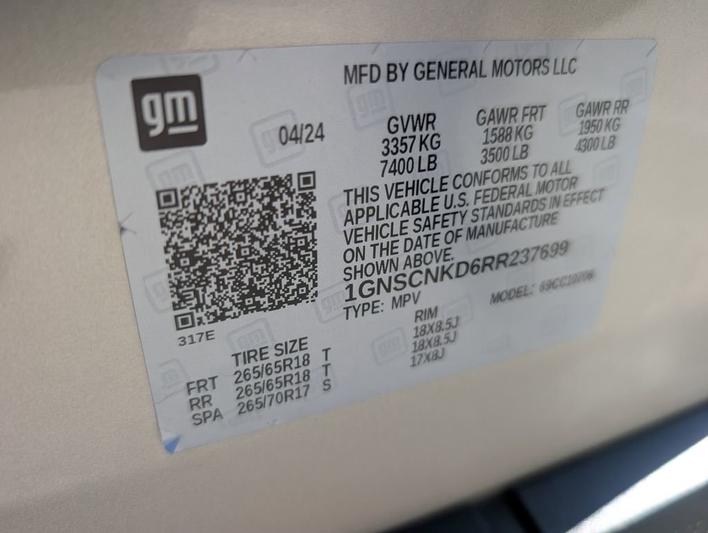 Used 2024 Chevrolet Tahoe LT RWD image 23