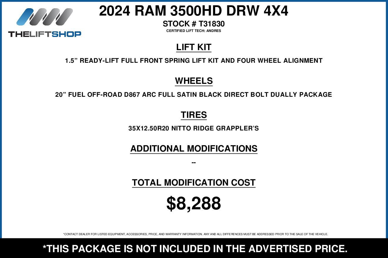 Used 2024 RAM 3500 Tradesman w/ Chrome Appearance Group image 2