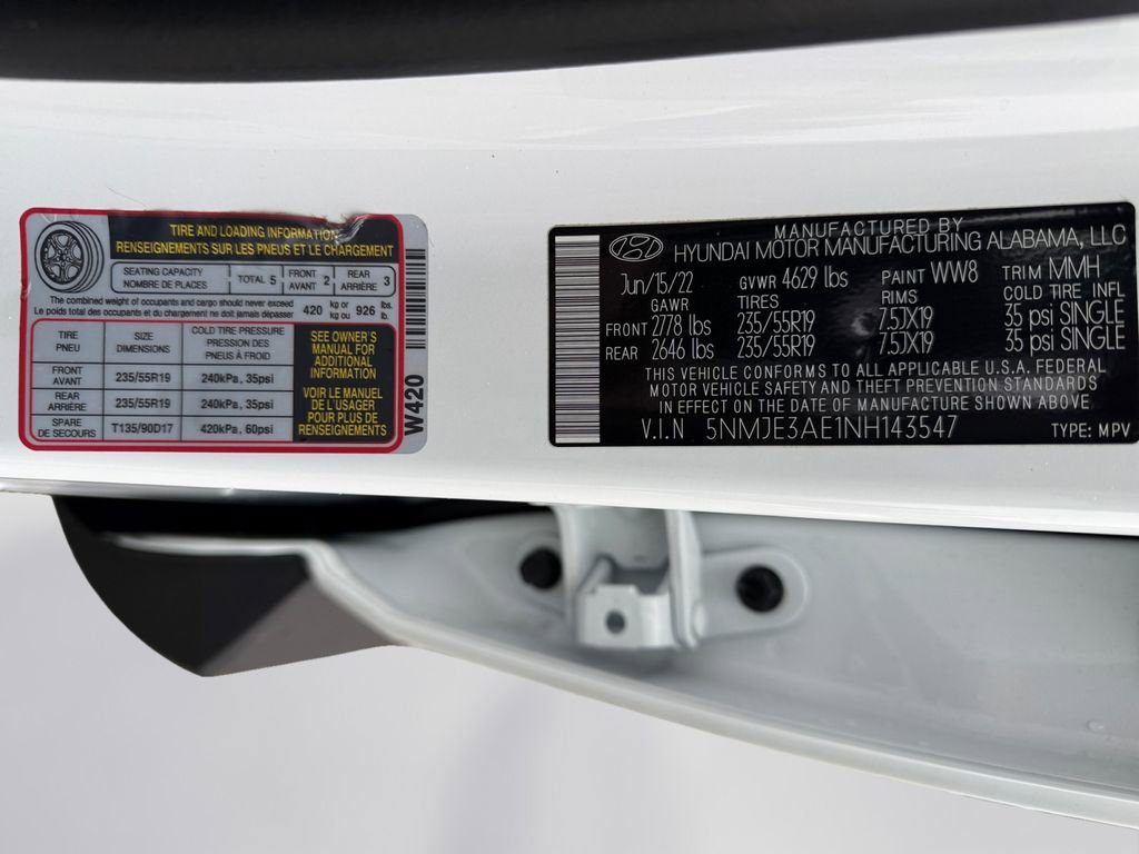 Used 2022 Hyundai Tucson Limited w/ Cargo Package image 20