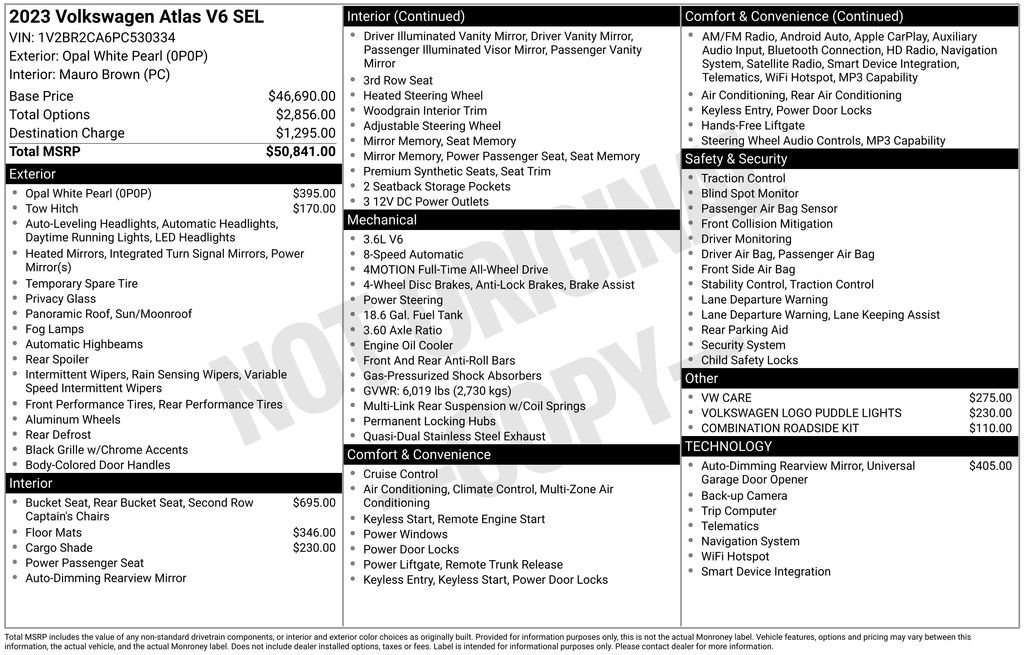 Used 2023 Volkswagen Atlas SEL image 7