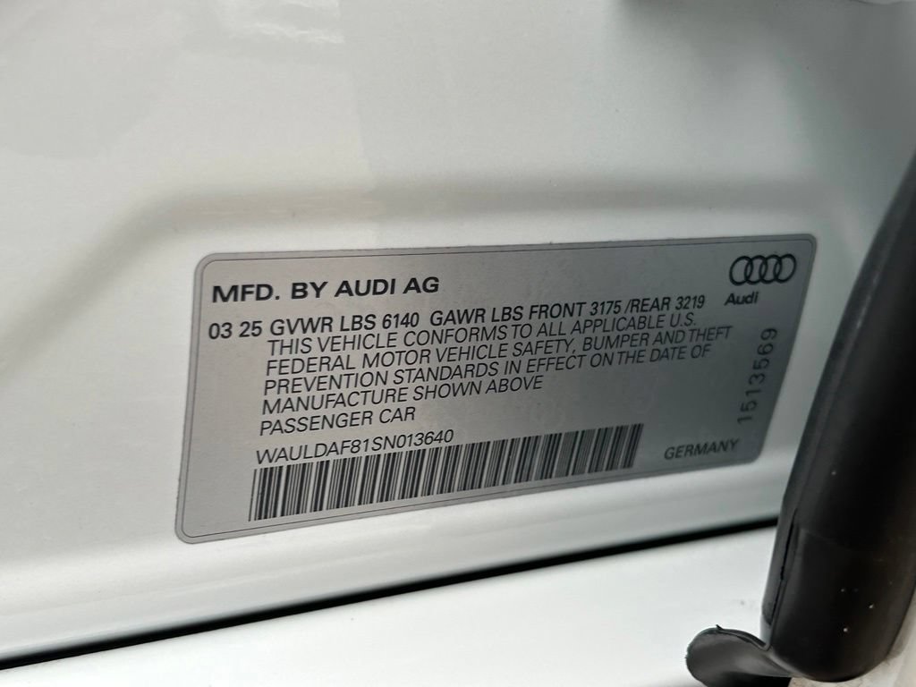 Used 2025 Audi A8 L 3.0T AWD/4WD image 58