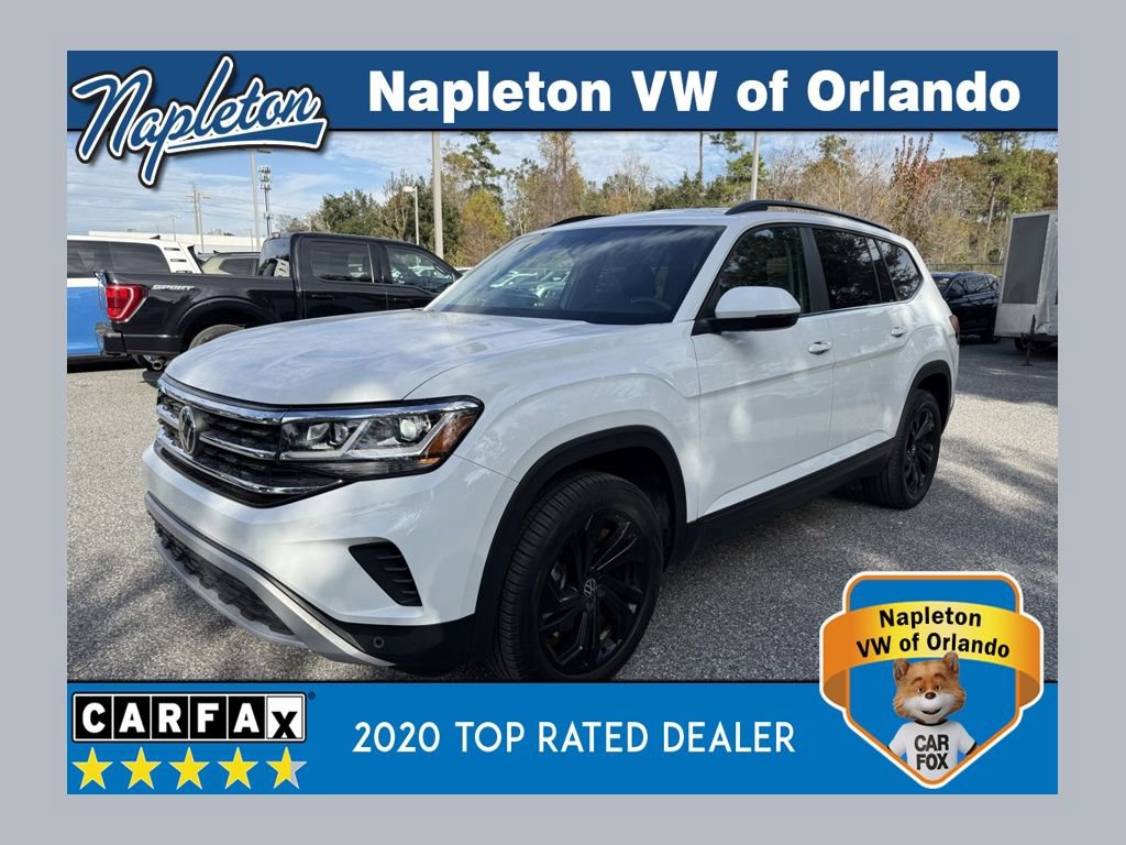 Used 2022 Volkswagen Atlas SE w/ Black Wheel Package image 1