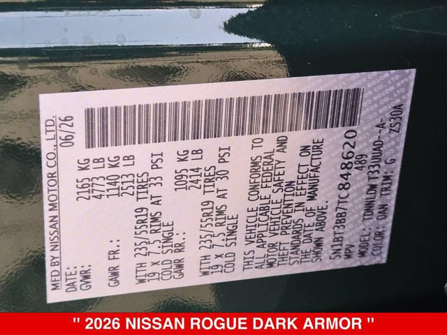 Used 2026 Nissan Rogue Dark Armor AWD/4WD image 40