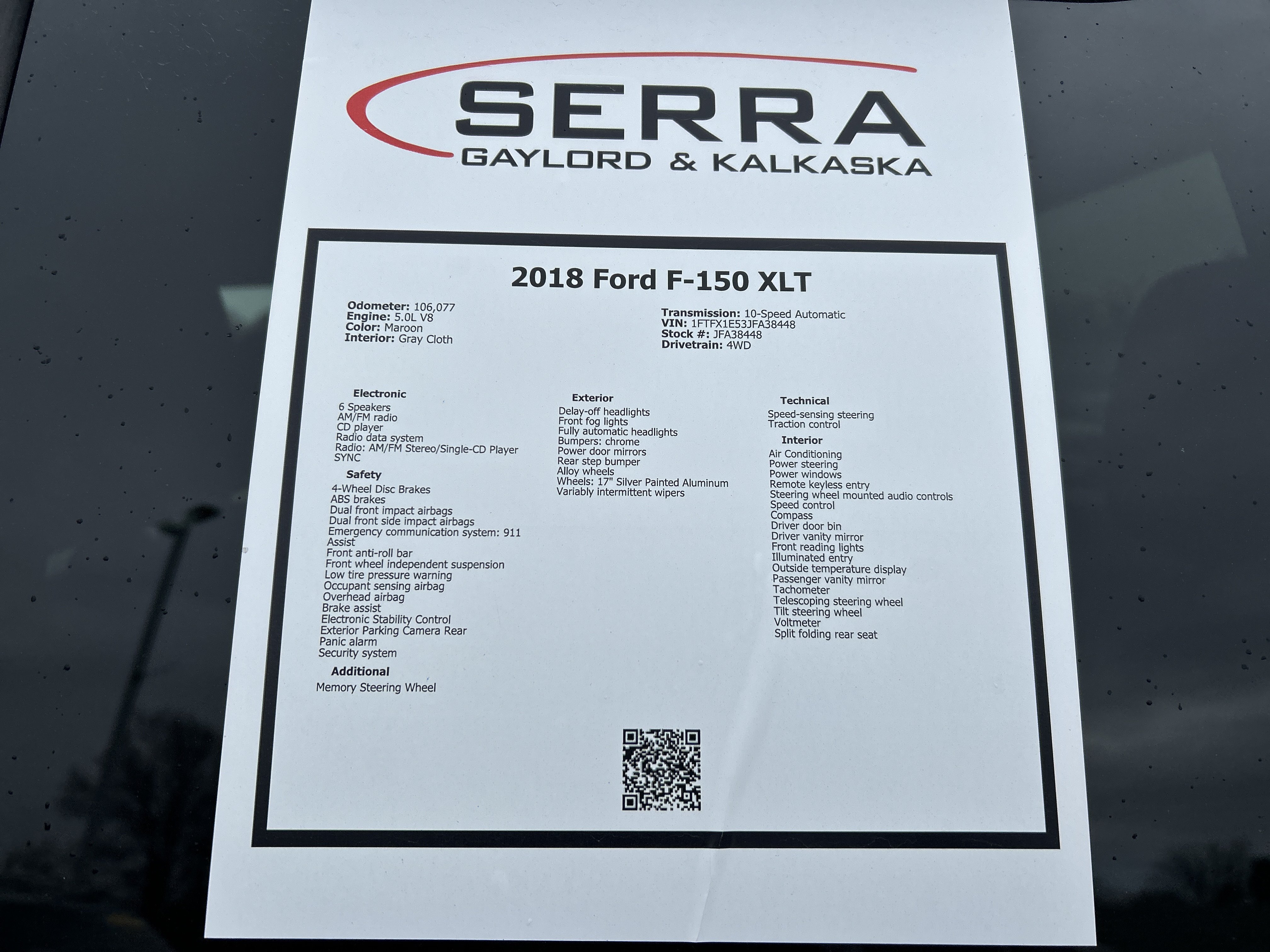 Used 2018 Ford F150 XLT w/ XTR Package AWD/4WD image 34