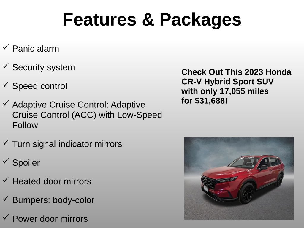 Certified 2023 Honda CR-V Sport image 20