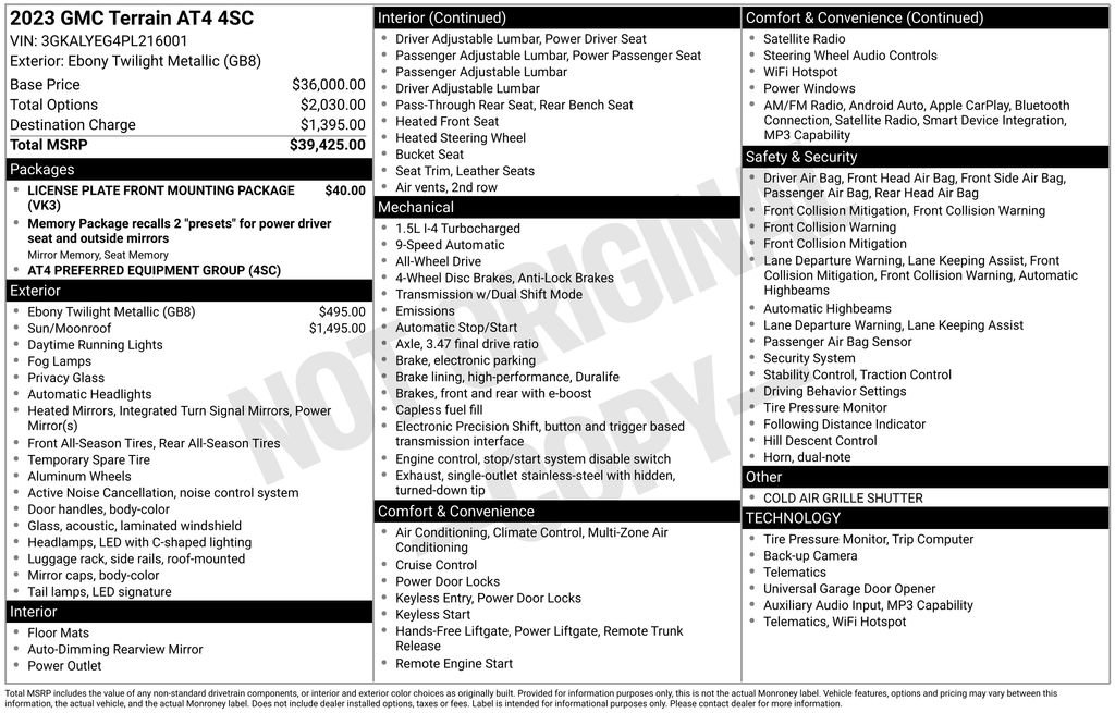 Certified 2023 GMC Terrain AT4 AWD/4WD image 5