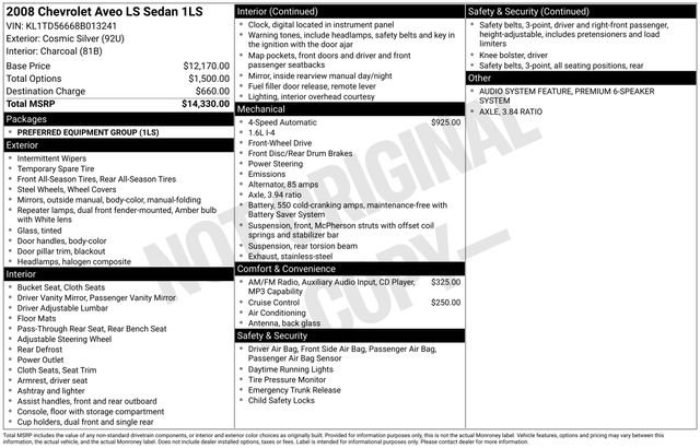 Used 2008 Chevrolet Aveo LS FWD image 23