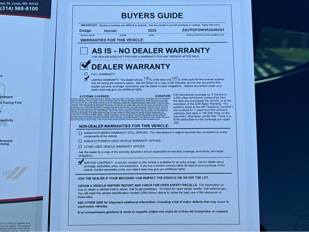 Used 2024 Dodge Hornet R/T Plus w/ R/T Blacktop Package image 26