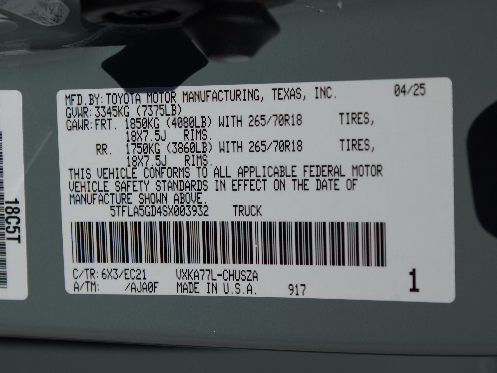Used 2025 Toyota Tundra SR5 AWD/4WD image 27