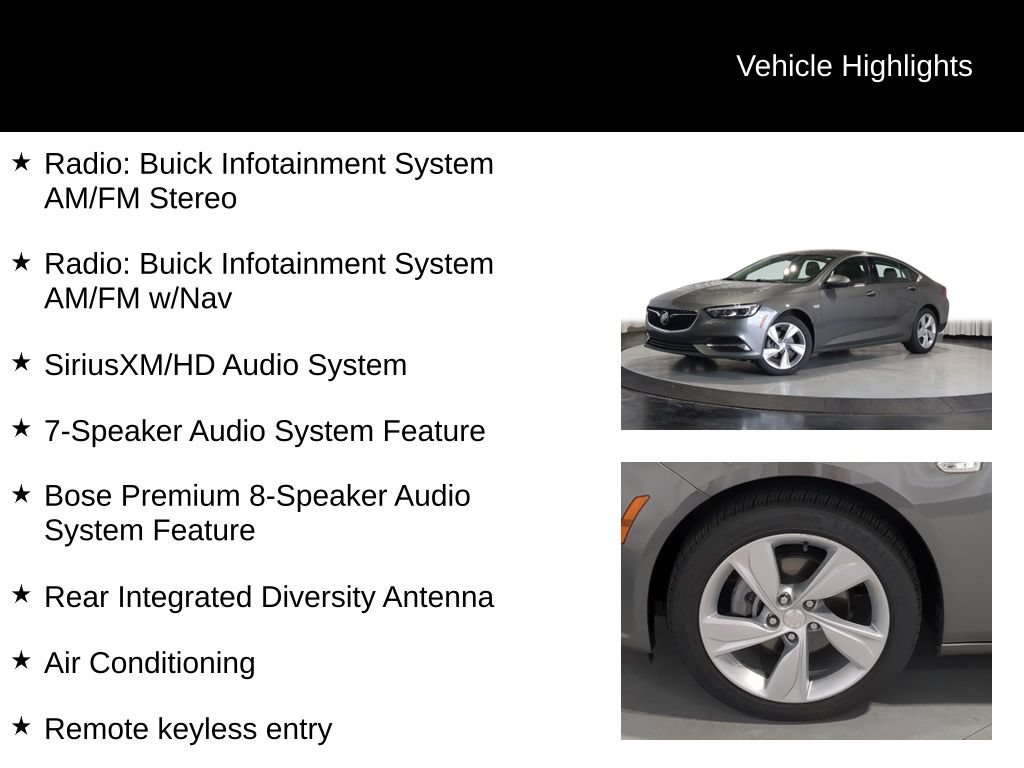 Used 2018 Buick Regal Preferred w/ Sights and Sounds Package FWD image 19