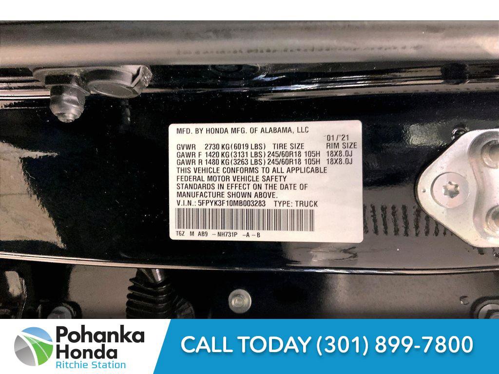 Used 2021 Honda Ridgeline Sport image 34