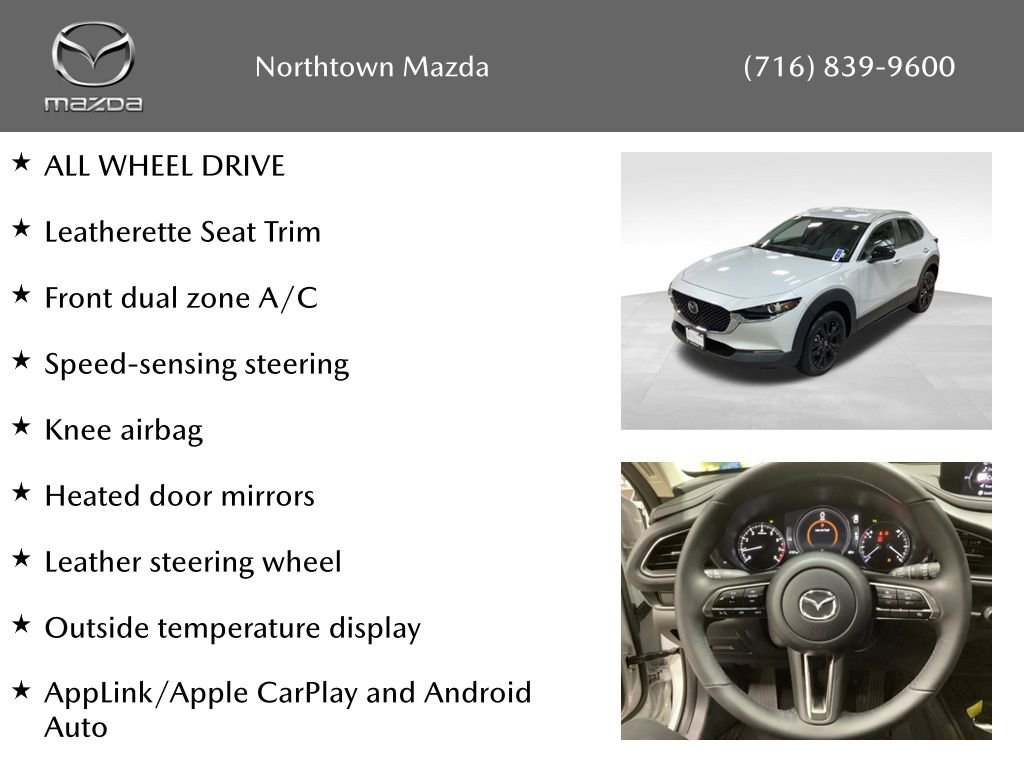 Certified 2025 MAZDA CX-30 AWD 2.5 S w/ Select Sport Pkg image 10