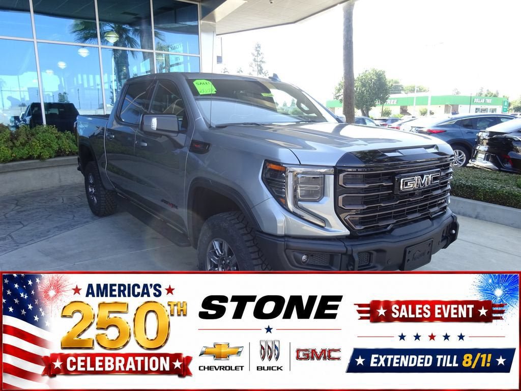 New 2026 GMC Sierra 1500 AT4X w/ LPO, Black Badging Package