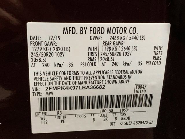 Used 2020 Ford Edge Titanium w/ Equipment Group 301A AWD/4WD image 31