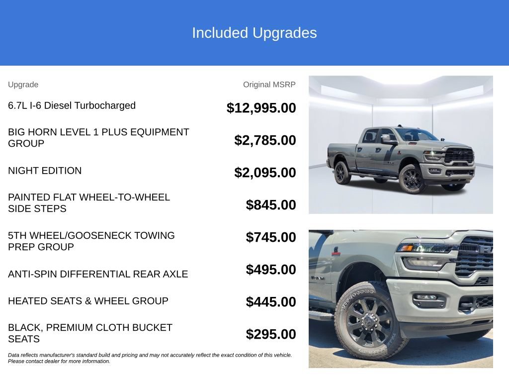 New 2026 RAM 2500 Big Horn AWD/4WD image 3