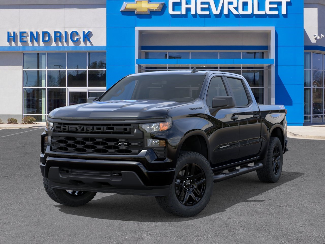 New 2026 Chevrolet Silverado 1500 Custom w/ Turbomax Blackout Package AWD/4WD image 8