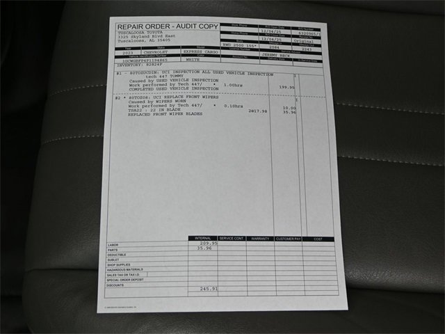 Used 2023 Chevrolet Express 2500 Extended image 4