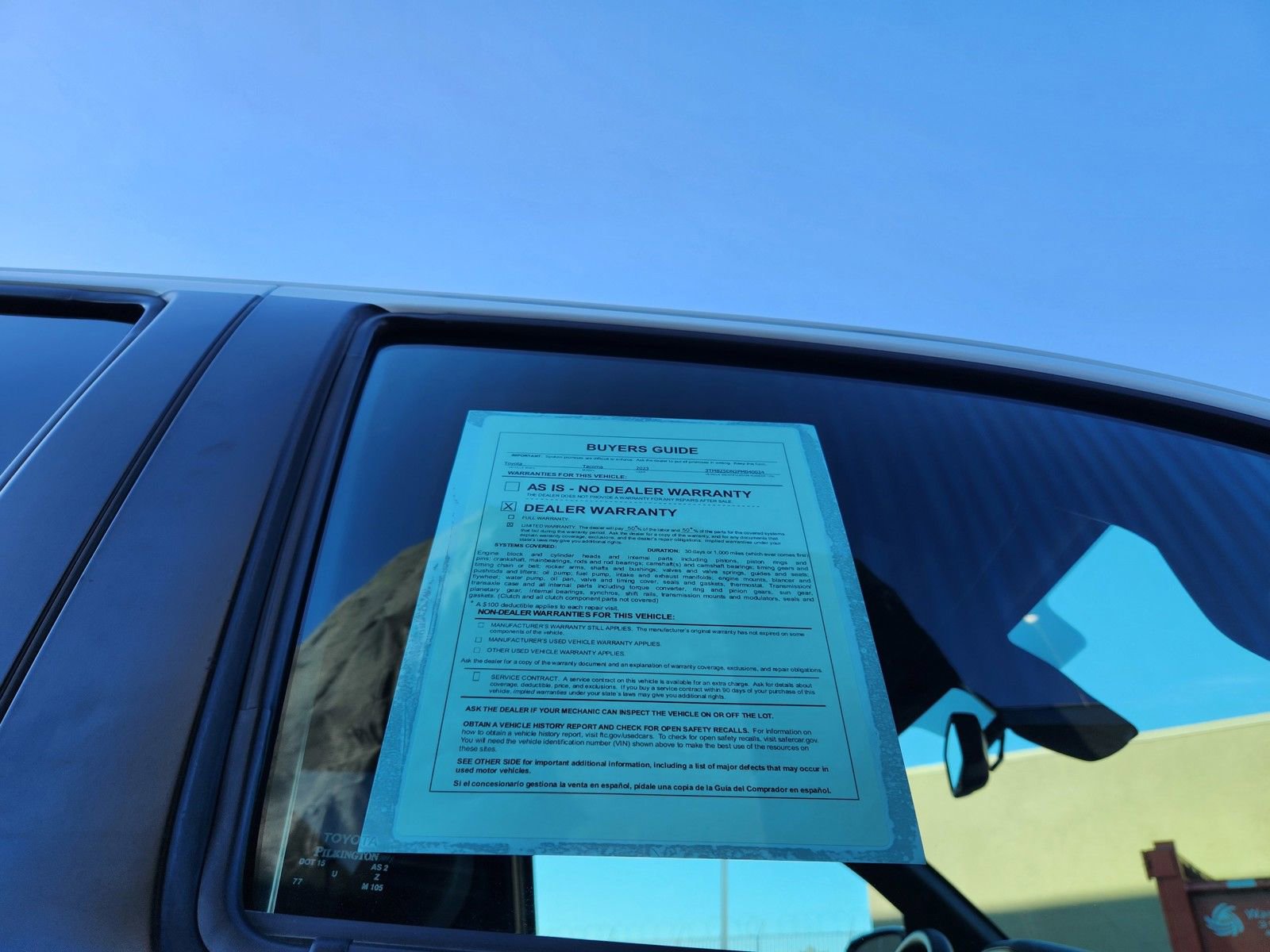 Used 2023 Toyota Tacoma TRD Sport w/ Black Out Package (TMS) image 55