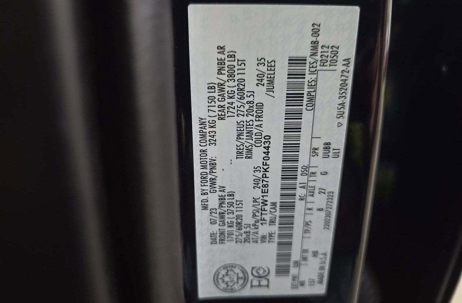 Used 2023 Ford F150 Lariat w/ Equipment Group 502A High image 25