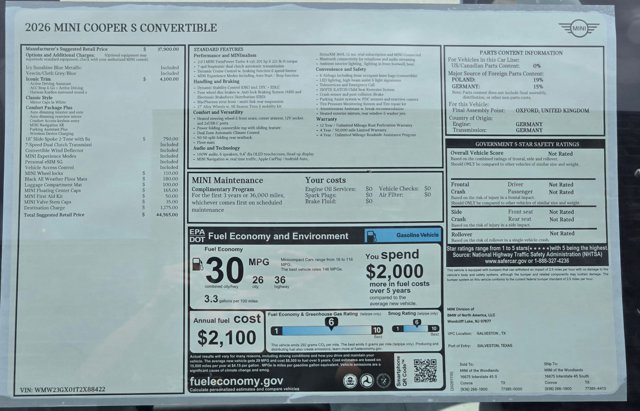 New 2026 MINI Cooper S image 18