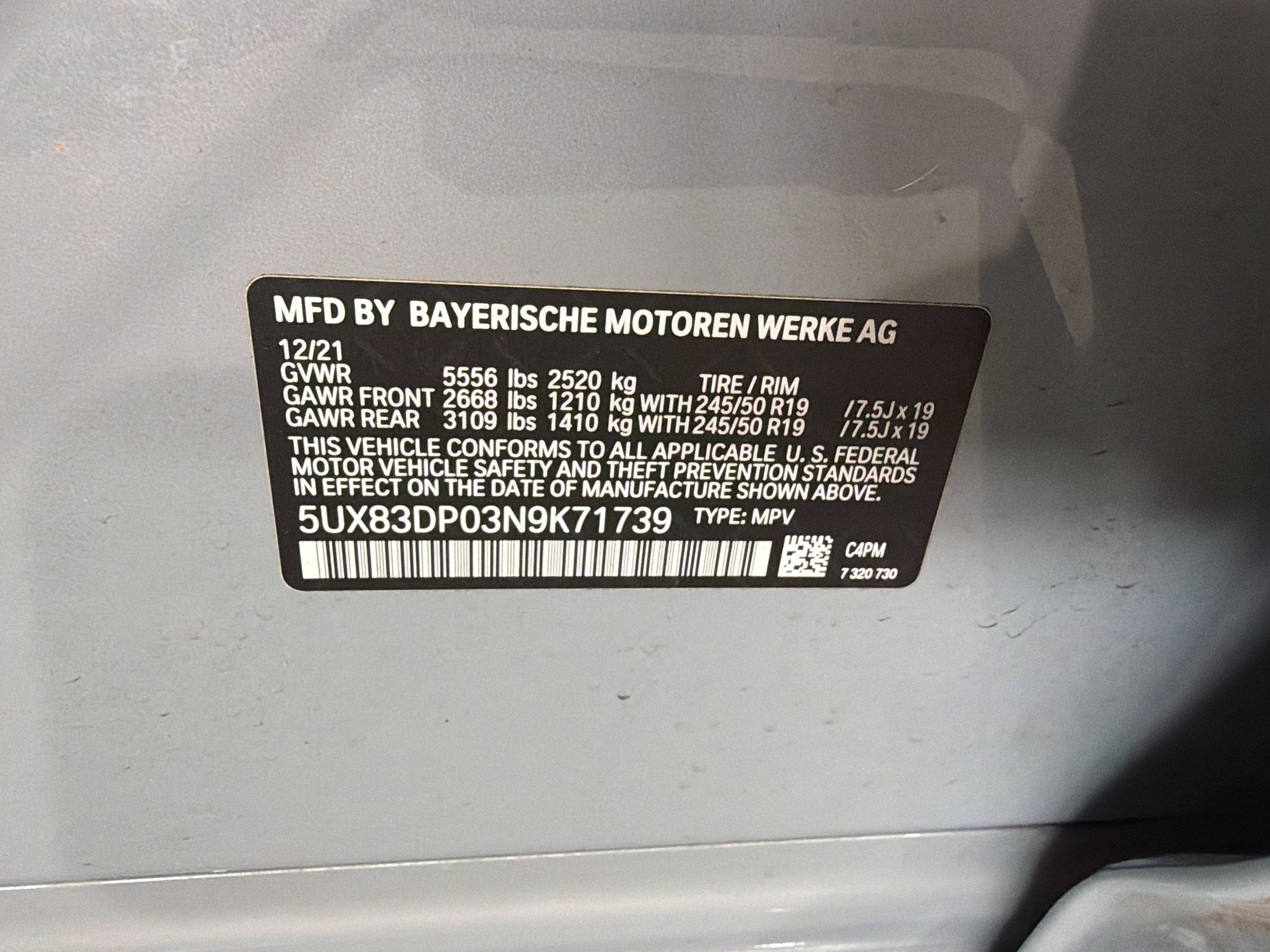 Used 2022 BMW X3 M40i AWD/4WD image 11