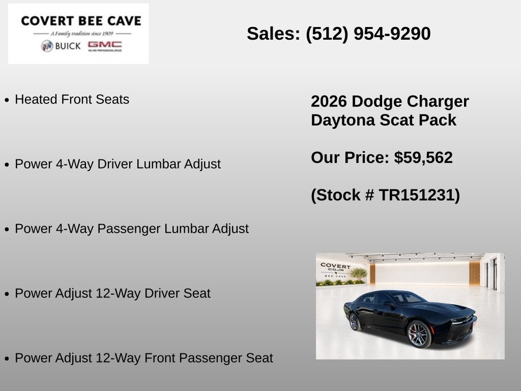 New 2026 Dodge Charger Daytona Scat Pack w/ Track Package AWD/4WD image 28