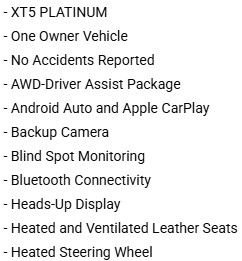 Used 2017 Cadillac XT5 Platinum w/ Driver Assist Package AWD/4WD image 4