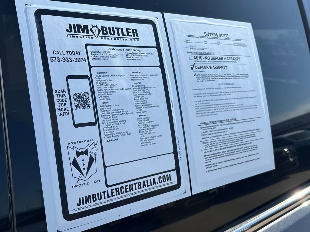 Used 2016 Honda Pilot Touring image 51