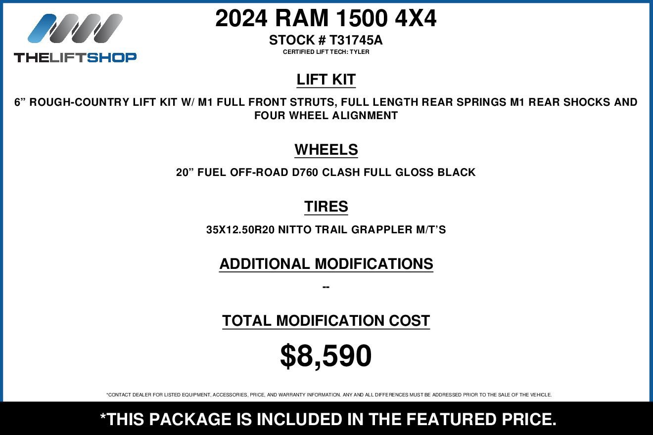 Used 2024 RAM 1500 Rebel w/ Rebel Level 1 Equipment Group image 2
