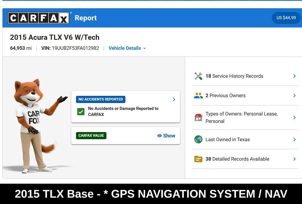Used 2015 Acura TLX V6 w/ Technology Package FWD image 9