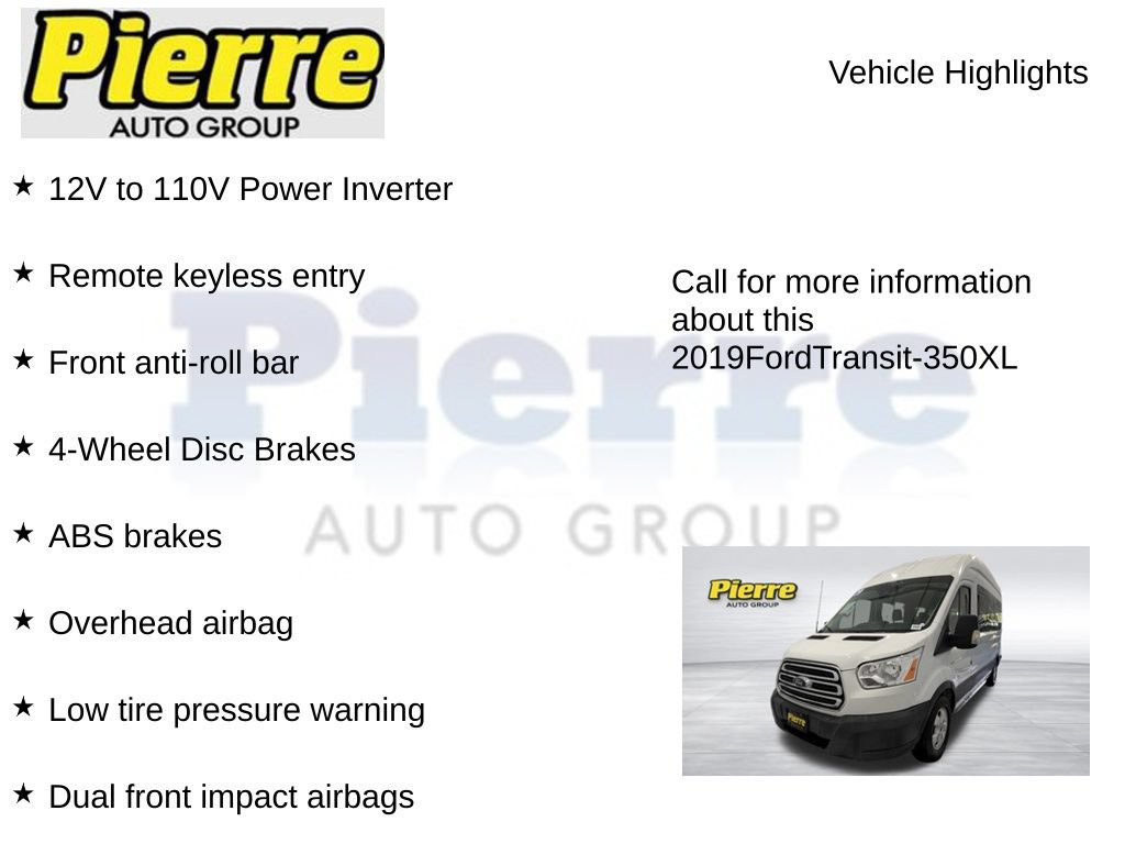 Used 2019 Ford Transit 350 XLT RWD image 14