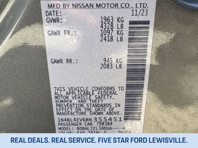 Used 2024 Nissan Altima 2.5 SL FWD image 33