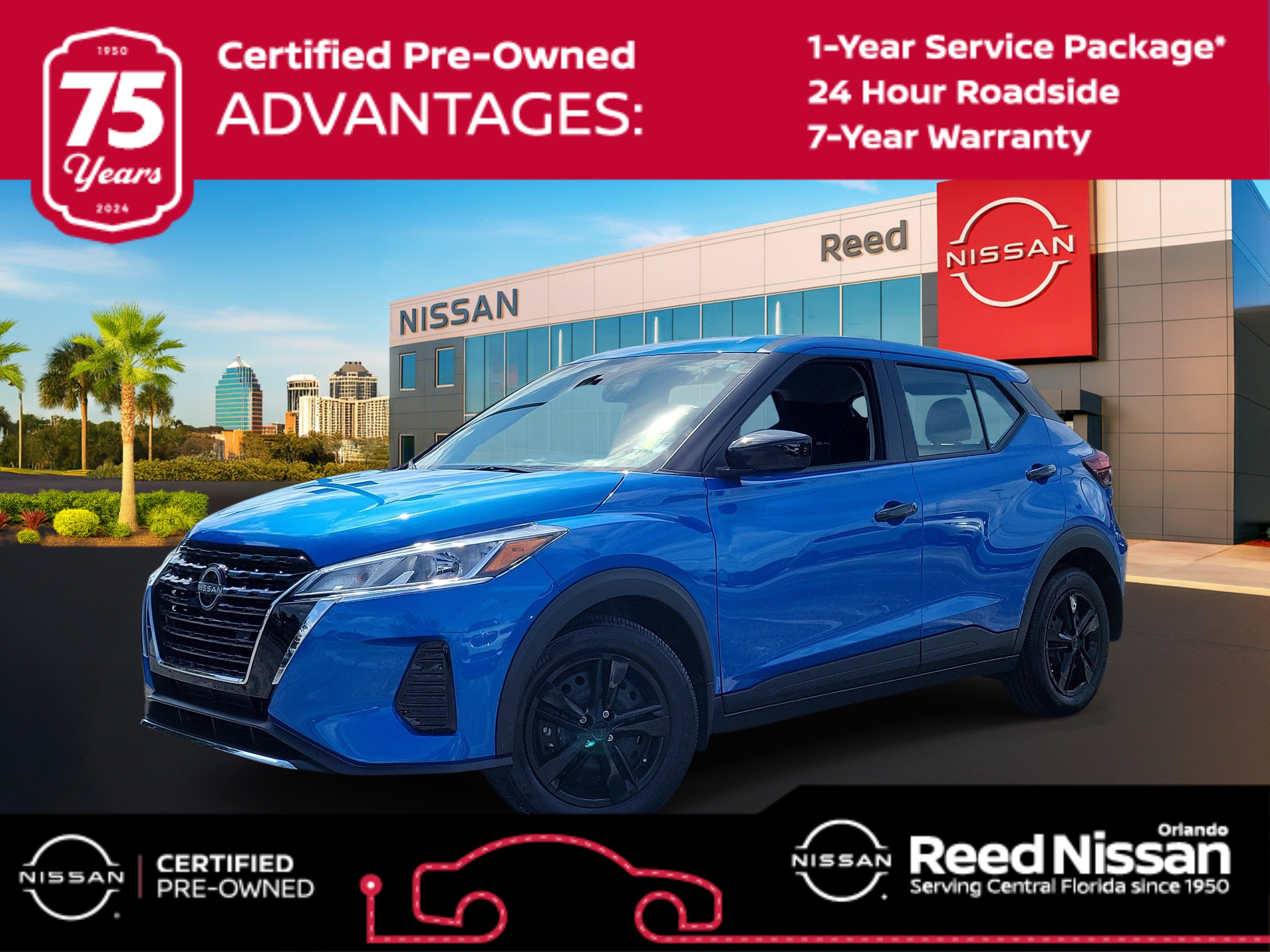 Certified 2025 Nissan Kicks Play S FWD image 1