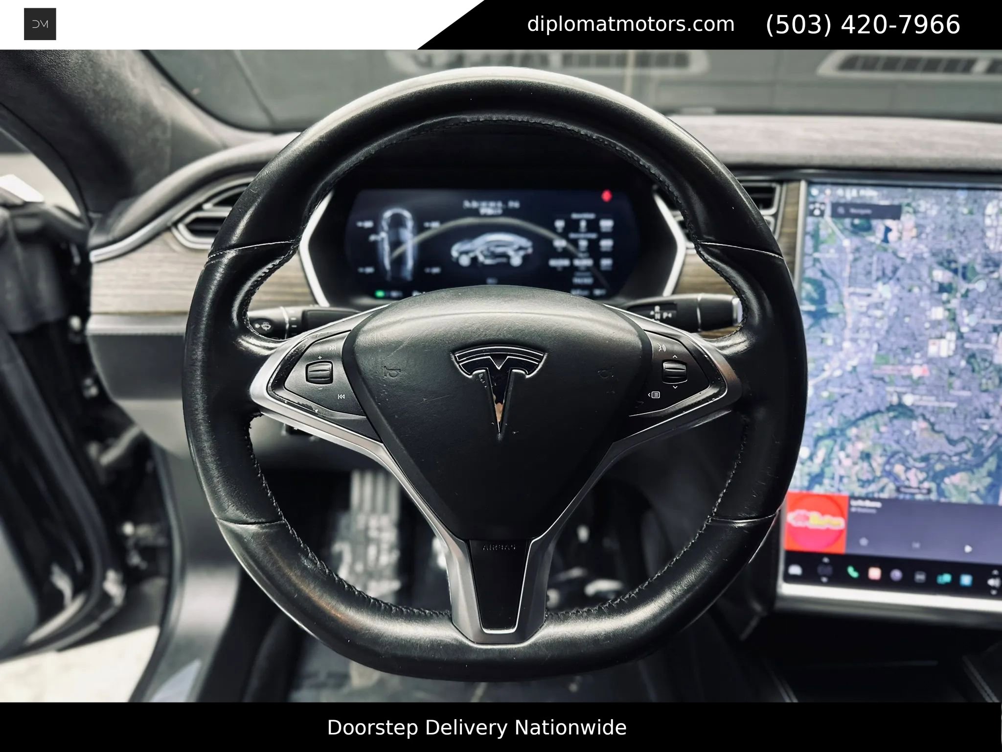 Used 2015 Tesla Model S 70D AWD/4WD image 28