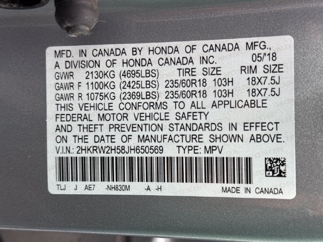 Used 2018 Honda CR-V EX image 19