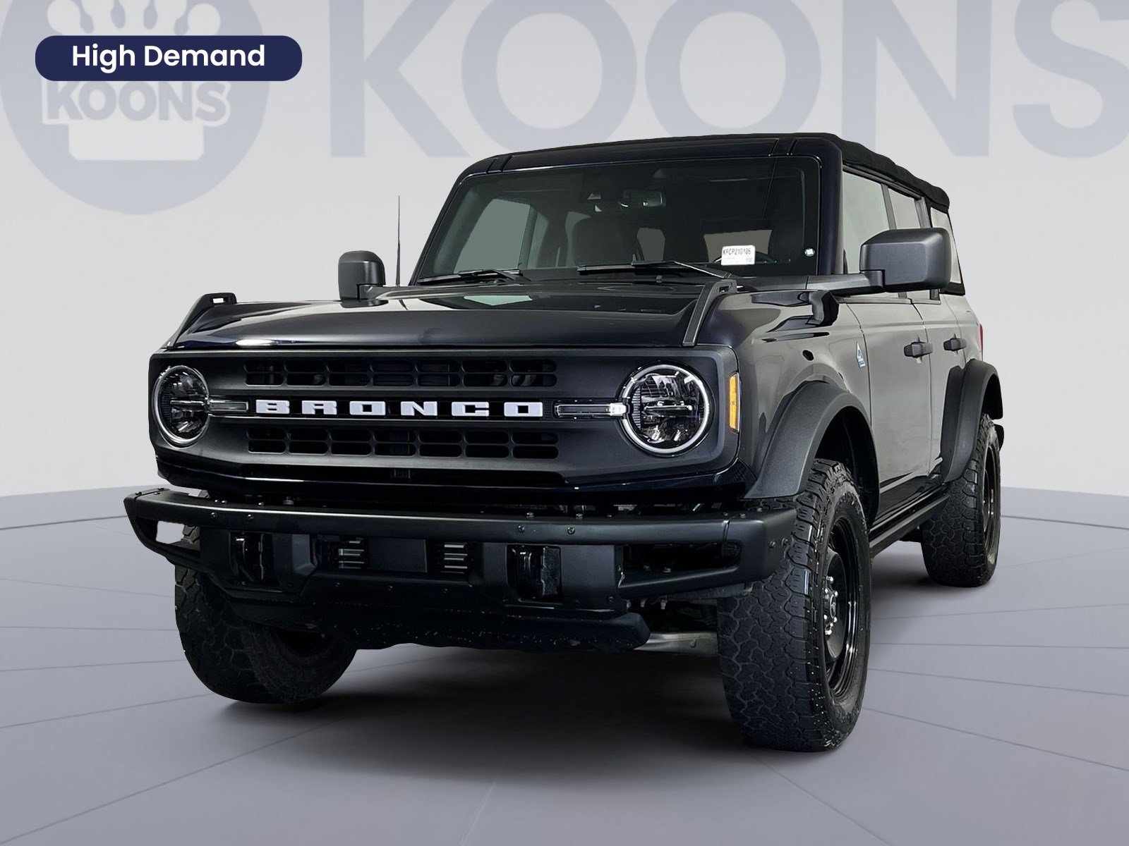 Certified 2021 Ford Bronco Black Diamond